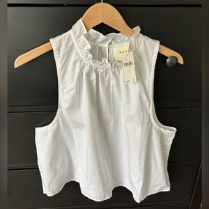 Anthropologie Maeve woven crop top